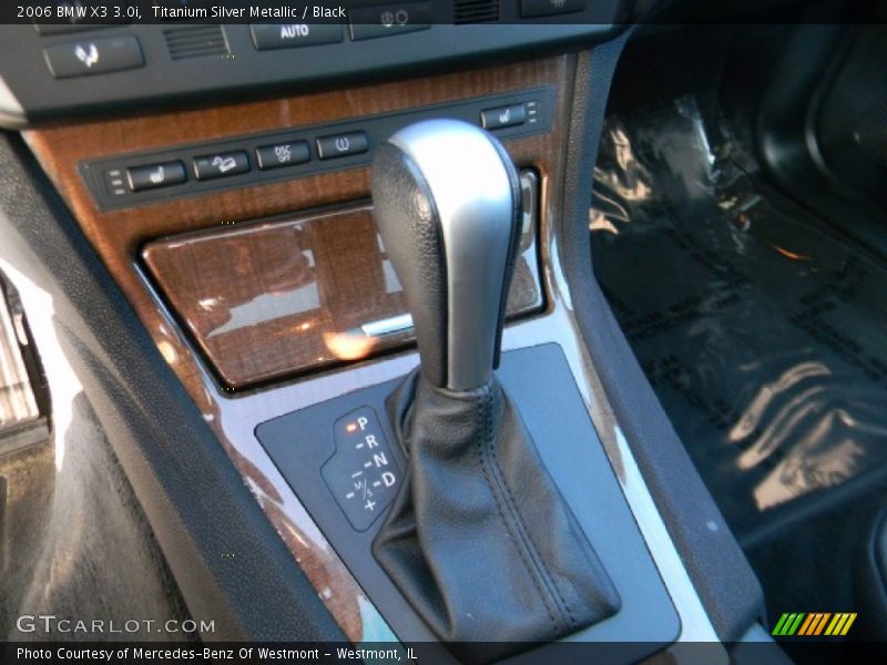 Titanium Silver Metallic / Black 2006 BMW X3 3.0i