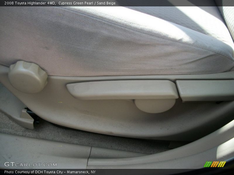 Cypress Green Pearl / Sand Beige 2008 Toyota Highlander 4WD
