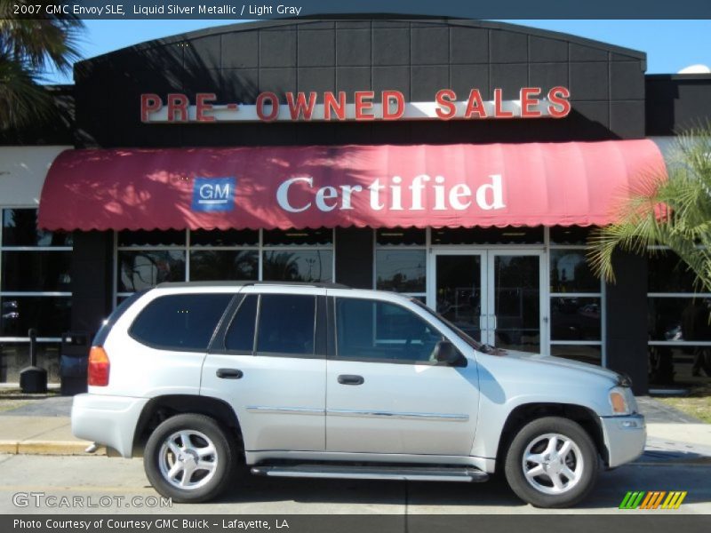 Liquid Silver Metallic / Light Gray 2007 GMC Envoy SLE