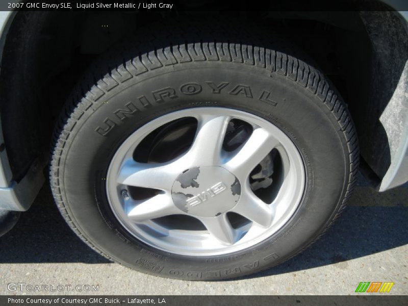 Liquid Silver Metallic / Light Gray 2007 GMC Envoy SLE