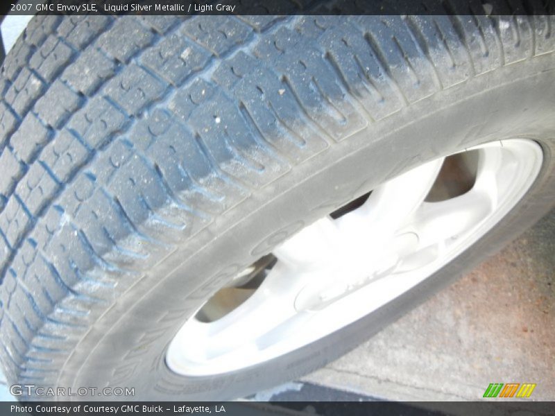 Liquid Silver Metallic / Light Gray 2007 GMC Envoy SLE