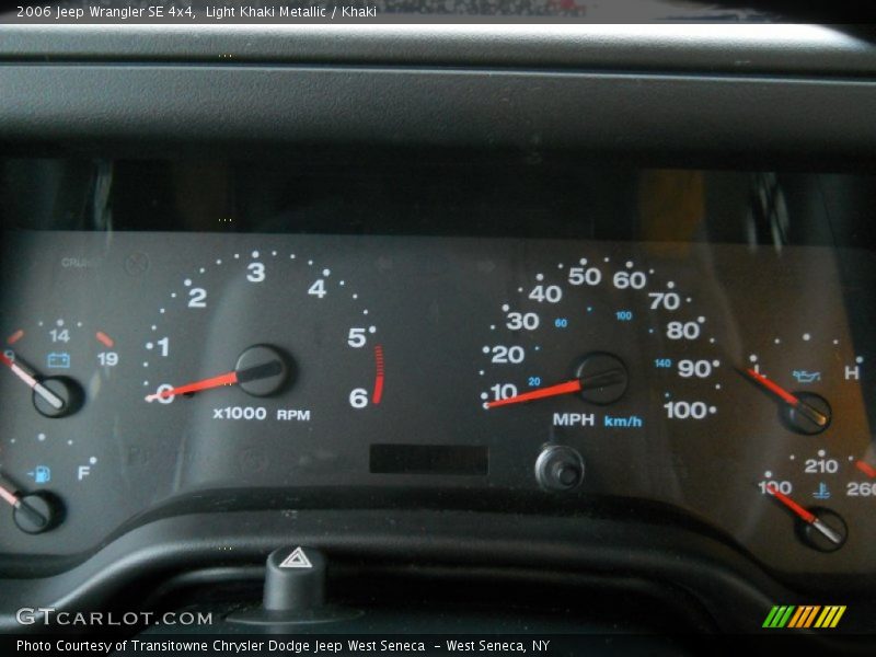 Light Khaki Metallic / Khaki 2006 Jeep Wrangler SE 4x4