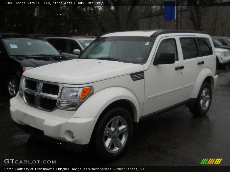 Stone White / Dark Slate Gray 2008 Dodge Nitro SXT 4x4