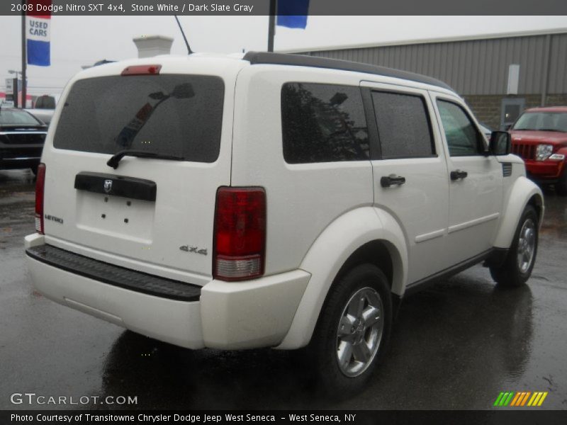 Stone White / Dark Slate Gray 2008 Dodge Nitro SXT 4x4