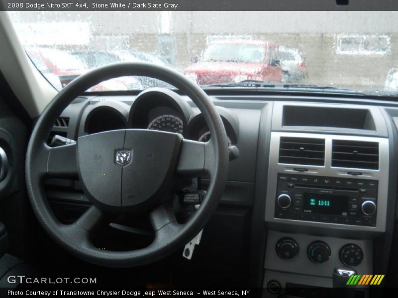 Stone White / Dark Slate Gray 2008 Dodge Nitro SXT 4x4