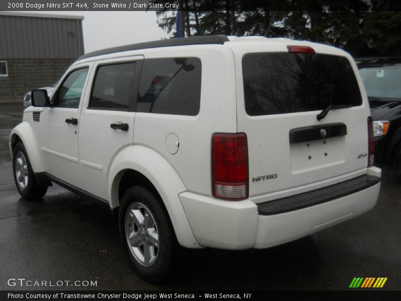 Stone White / Dark Slate Gray 2008 Dodge Nitro SXT 4x4