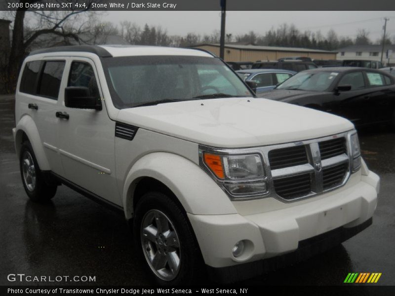 Stone White / Dark Slate Gray 2008 Dodge Nitro SXT 4x4