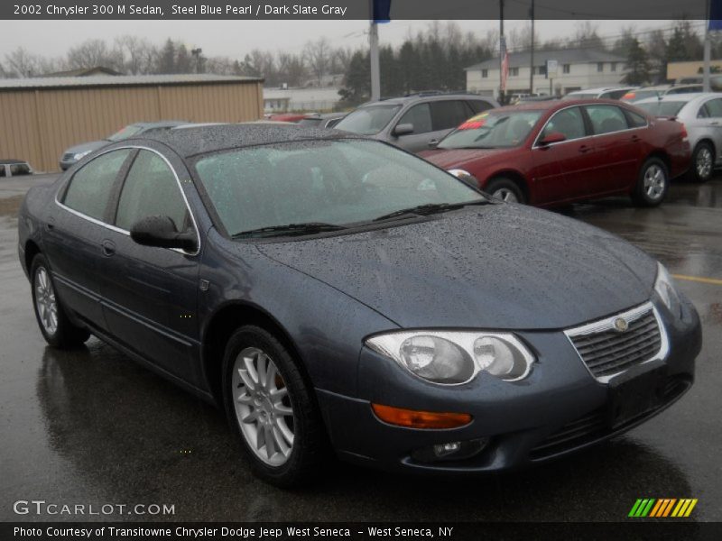 Steel Blue Pearl / Dark Slate Gray 2002 Chrysler 300 M Sedan
