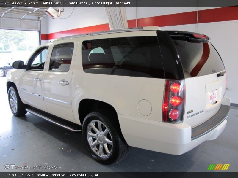 Summit White / Cocoa/Light Cashmere 2009 GMC Yukon XL Denali AWD