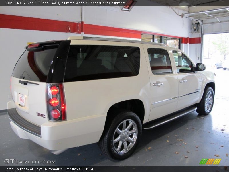 Summit White / Cocoa/Light Cashmere 2009 GMC Yukon XL Denali AWD