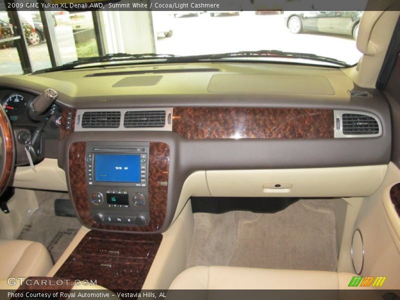 Summit White / Cocoa/Light Cashmere 2009 GMC Yukon XL Denali AWD