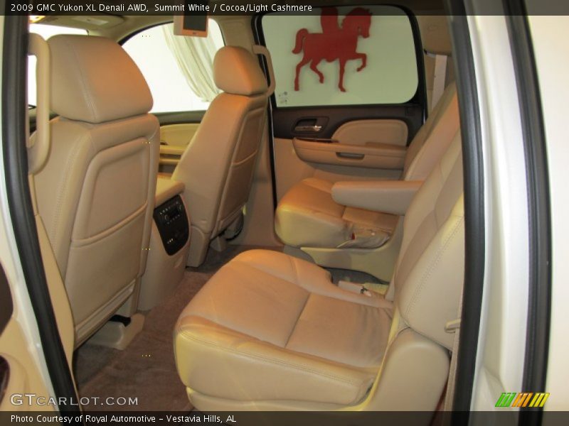 Summit White / Cocoa/Light Cashmere 2009 GMC Yukon XL Denali AWD