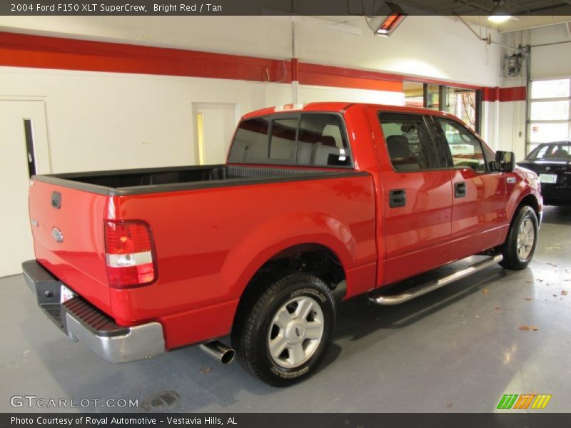 Bright Red / Tan 2004 Ford F150 XLT SuperCrew
