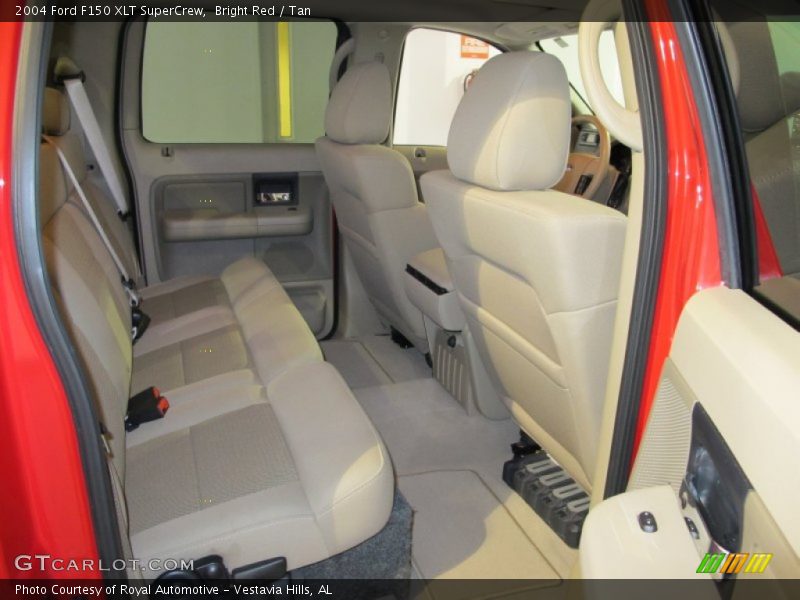 Bright Red / Tan 2004 Ford F150 XLT SuperCrew