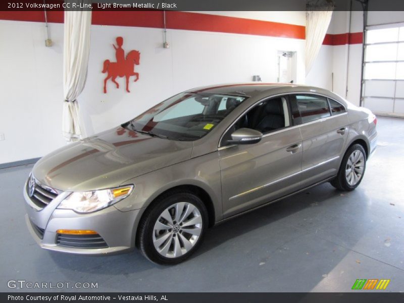 Light Brown Metallic / Black 2012 Volkswagen CC R-Line