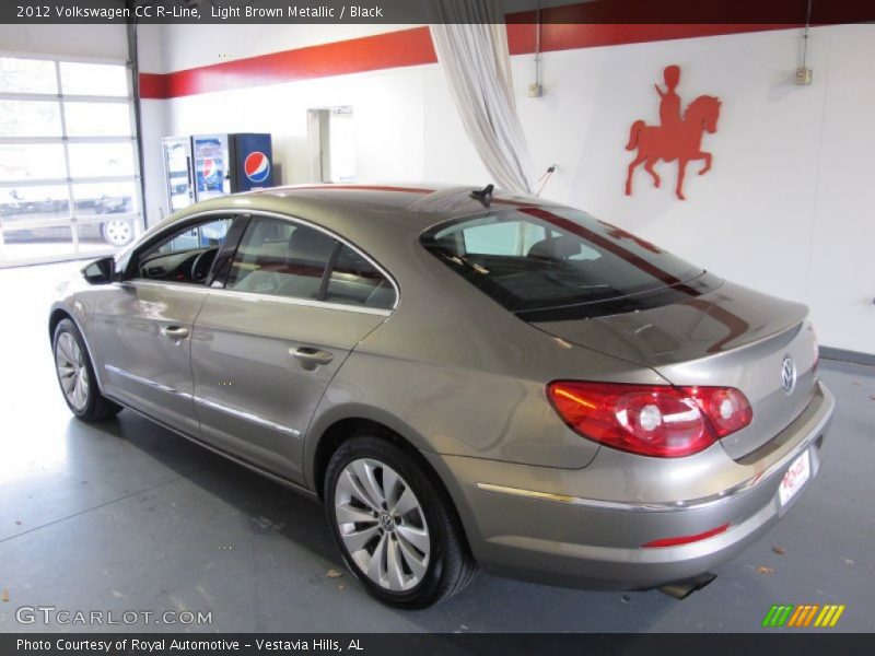 Light Brown Metallic / Black 2012 Volkswagen CC R-Line