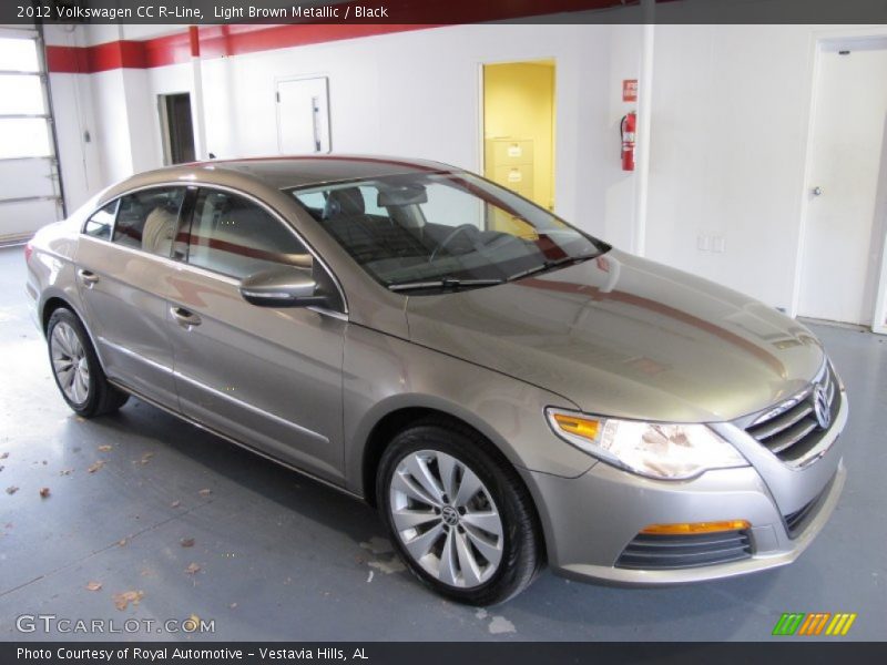 Light Brown Metallic / Black 2012 Volkswagen CC R-Line