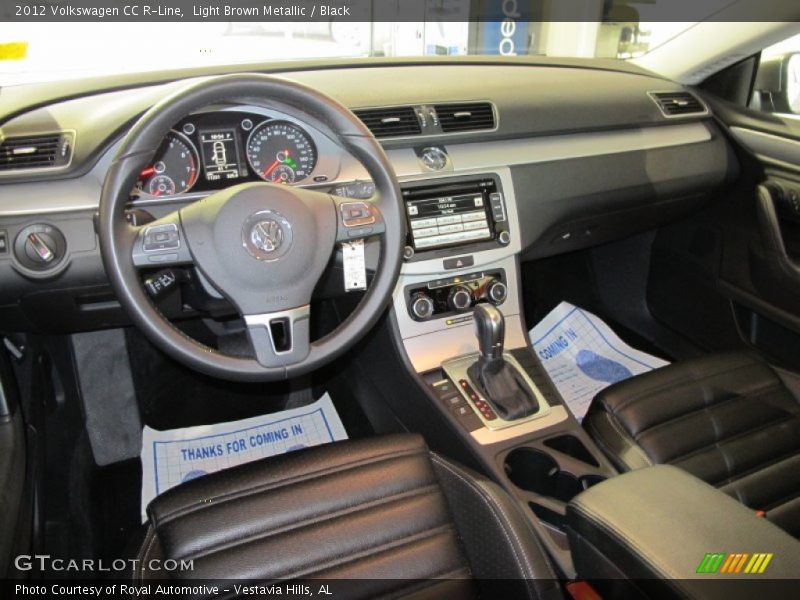 Light Brown Metallic / Black 2012 Volkswagen CC R-Line