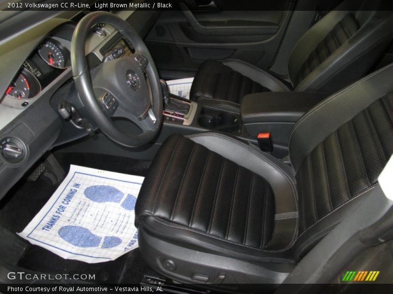 Light Brown Metallic / Black 2012 Volkswagen CC R-Line