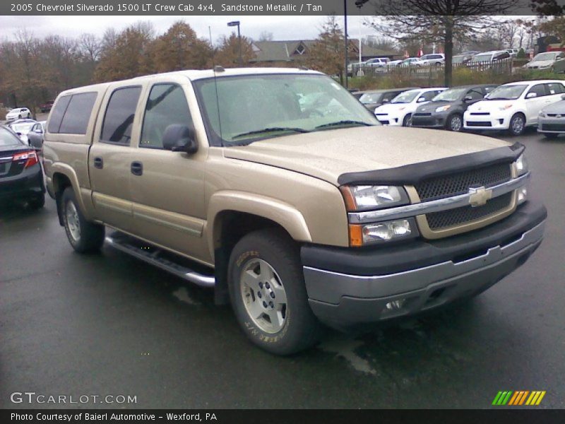 Sandstone Metallic / Tan 2005 Chevrolet Silverado 1500 LT Crew Cab 4x4