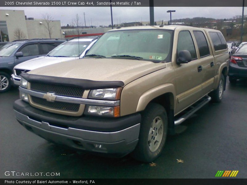 Sandstone Metallic / Tan 2005 Chevrolet Silverado 1500 LT Crew Cab 4x4