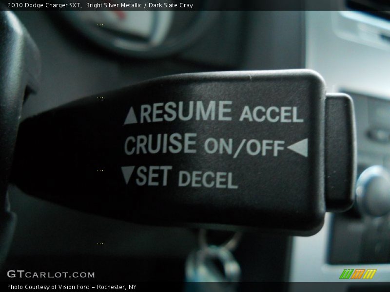 Bright Silver Metallic / Dark Slate Gray 2010 Dodge Charger SXT