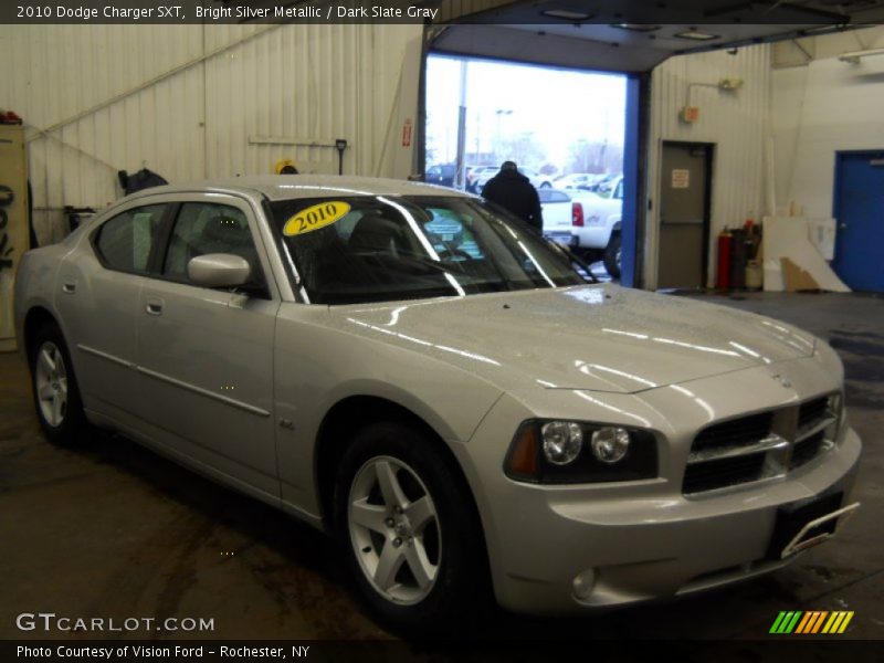 Bright Silver Metallic / Dark Slate Gray 2010 Dodge Charger SXT