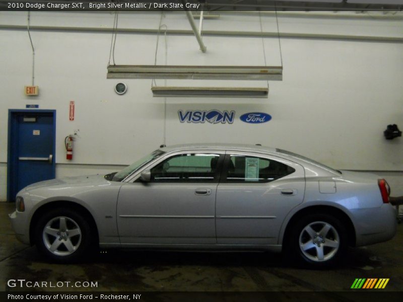 Bright Silver Metallic / Dark Slate Gray 2010 Dodge Charger SXT