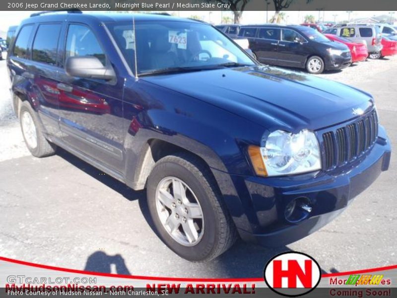 Midnight Blue Pearl / Medium Slate Gray 2006 Jeep Grand Cherokee Laredo