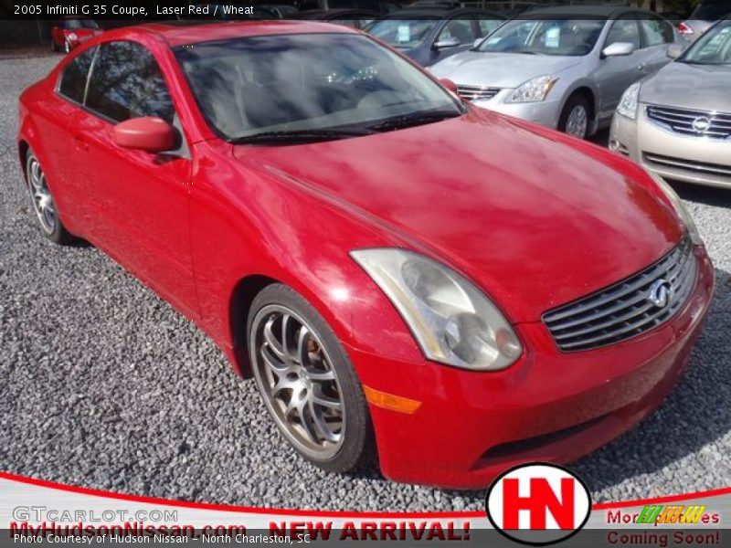 Laser Red / Wheat 2005 Infiniti G 35 Coupe