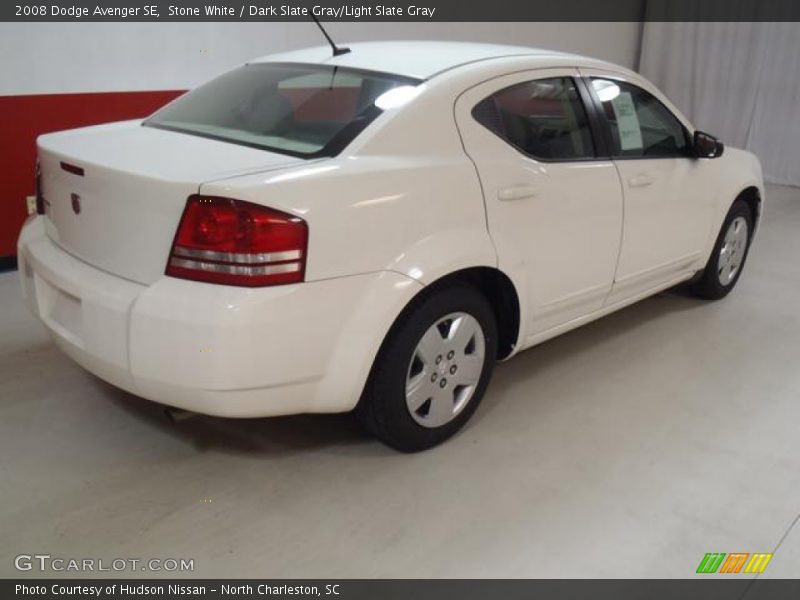 Stone White / Dark Slate Gray/Light Slate Gray 2008 Dodge Avenger SE