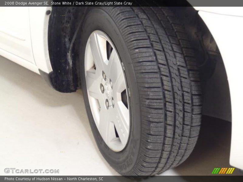 Stone White / Dark Slate Gray/Light Slate Gray 2008 Dodge Avenger SE