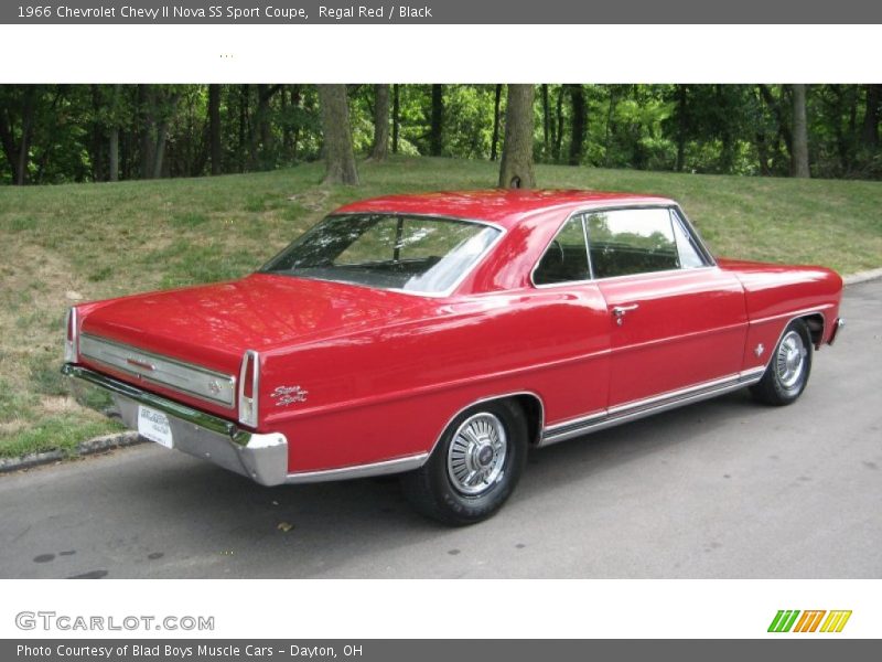 Regal Red / Black 1966 Chevrolet Chevy II Nova SS Sport Coupe