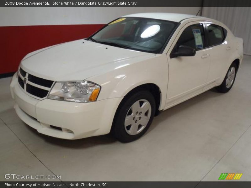 Stone White / Dark Slate Gray/Light Slate Gray 2008 Dodge Avenger SE