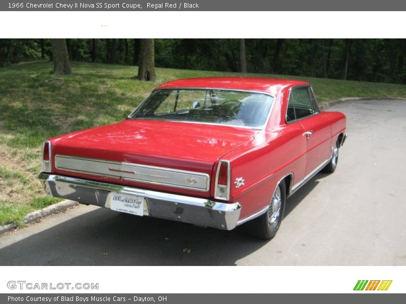 Regal Red / Black 1966 Chevrolet Chevy II Nova SS Sport Coupe