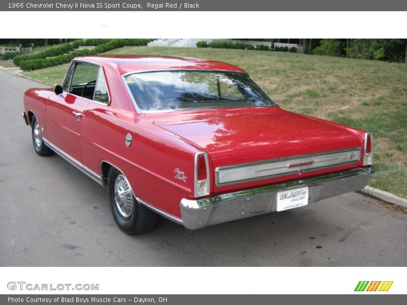 Regal Red / Black 1966 Chevrolet Chevy II Nova SS Sport Coupe