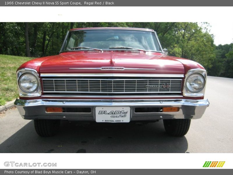 Regal Red / Black 1966 Chevrolet Chevy II Nova SS Sport Coupe