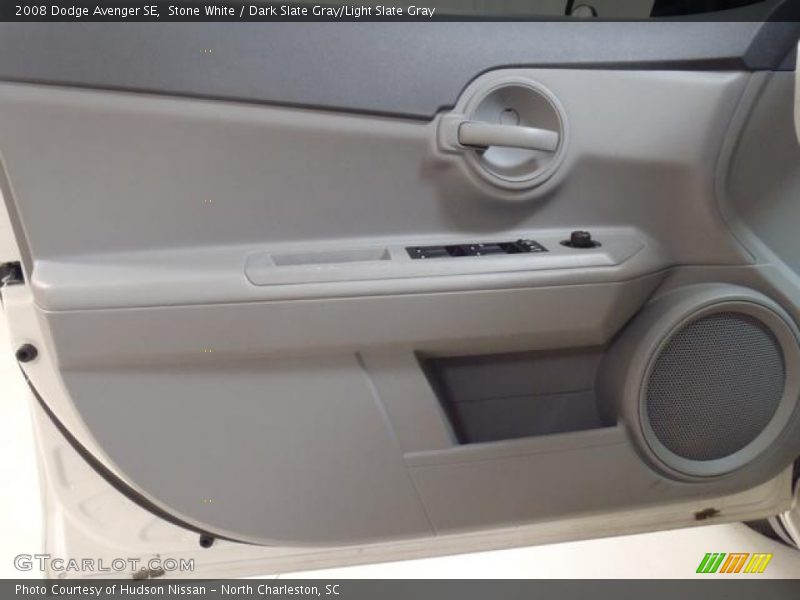 Stone White / Dark Slate Gray/Light Slate Gray 2008 Dodge Avenger SE