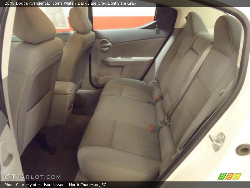 Stone White / Dark Slate Gray/Light Slate Gray 2008 Dodge Avenger SE