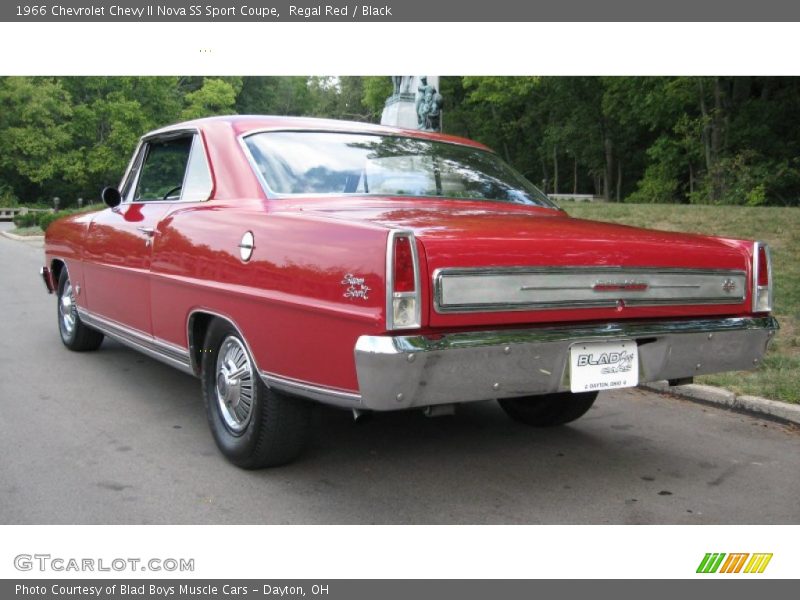 Regal Red / Black 1966 Chevrolet Chevy II Nova SS Sport Coupe