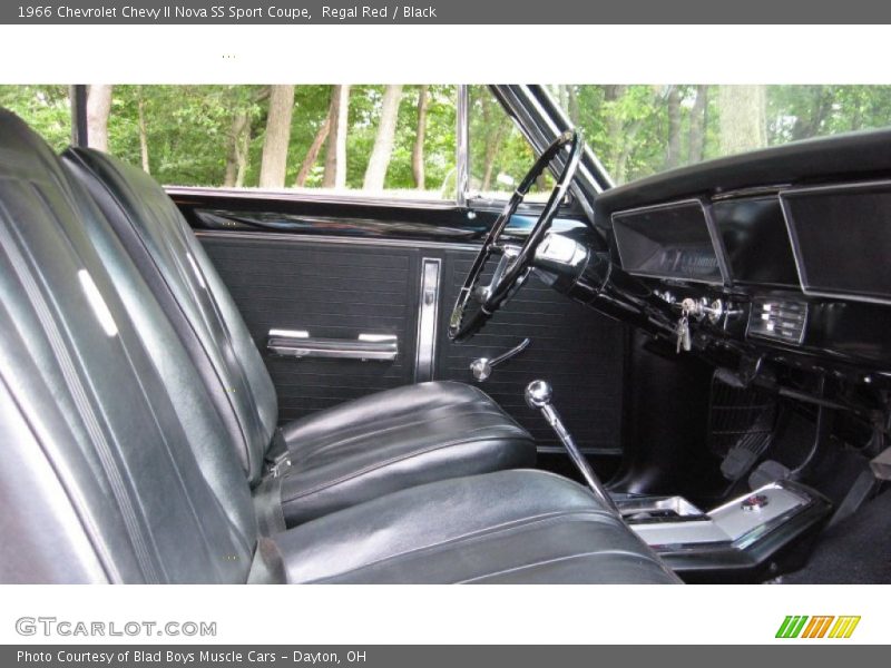  1966 Chevy II Nova SS Sport Coupe Black Interior