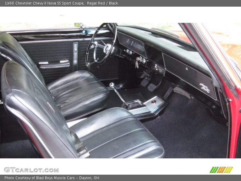  1966 Chevy II Nova SS Sport Coupe Black Interior