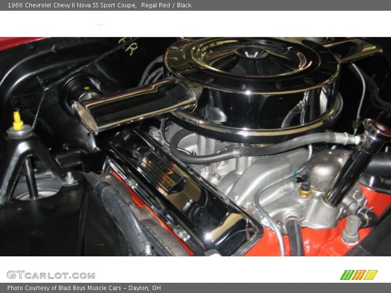  1966 Chevy II Nova SS Sport Coupe Engine - 327 cid Turbo-Fire OHV 16-Valve V8