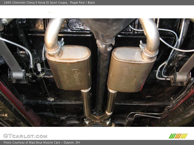 Exhaust of 1966 Chevy II Nova SS Sport Coupe