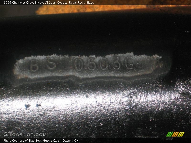 Regal Red / Black 1966 Chevrolet Chevy II Nova SS Sport Coupe