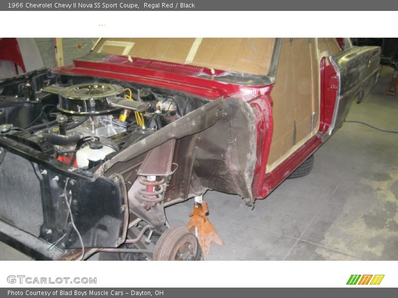 Regal Red / Black 1966 Chevrolet Chevy II Nova SS Sport Coupe