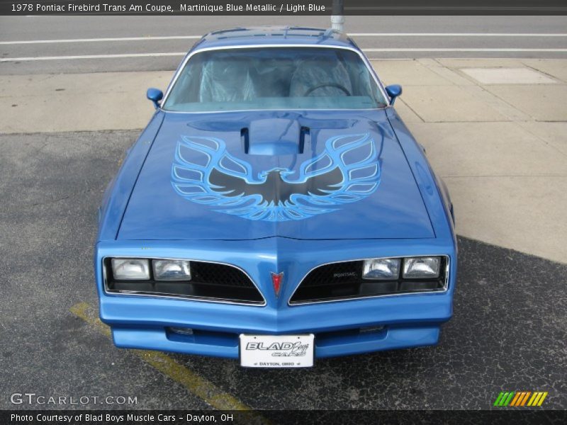Martinique Blue Metallic / Light Blue 1978 Pontiac Firebird Trans Am Coupe