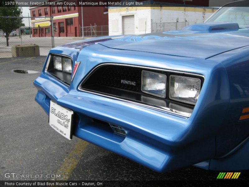 Martinique Blue Metallic / Light Blue 1978 Pontiac Firebird Trans Am Coupe