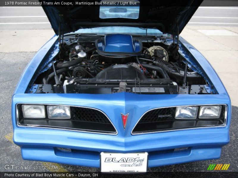 Martinique Blue Metallic / Light Blue 1978 Pontiac Firebird Trans Am Coupe