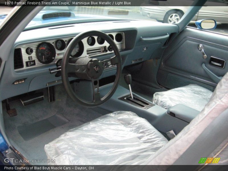  1978 Firebird Trans Am Coupe Light Blue Interior